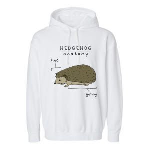 Hedgehog cute Hedgehogs Garment-Dyed Fleece Hoodie