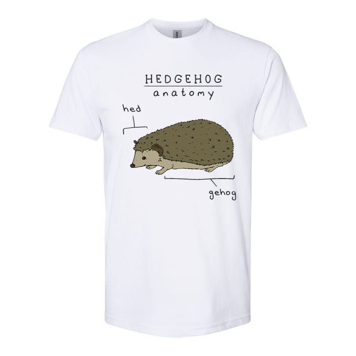 Hedgehog cute Hedgehogs Softstyle CVC T-Shirt