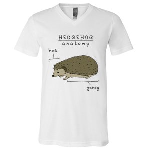 Hedgehog cute Hedgehogs V-Neck T-Shirt