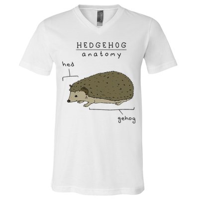 Hedgehog cute Hedgehogs V-Neck T-Shirt