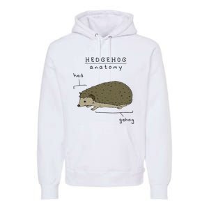 Hedgehog cute Hedgehogs Premium Hoodie