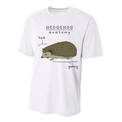 Hedgehog cute Hedgehogs Performance Sprint T-Shirt