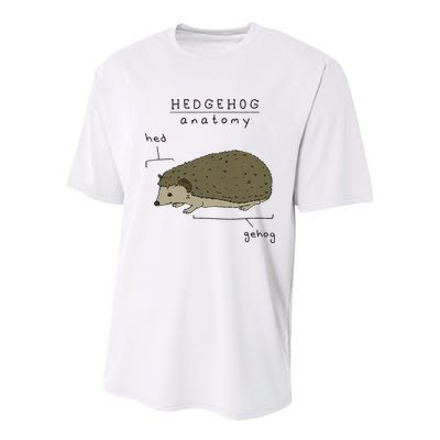 Hedgehog cute Hedgehogs Youth Performance Sprint T-Shirt
