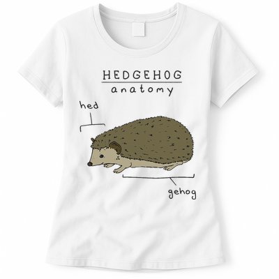 Hedgehog cute Hedgehogs Womens T-Shirt