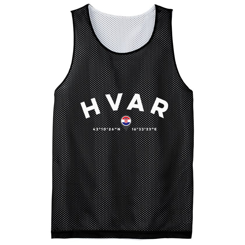 Hvar Croatia Mesh Reversible Basketball Jersey Tank