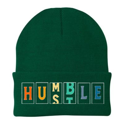 Hustle Cool Humble Odometer Motivational Knit Cap Winter Beanie