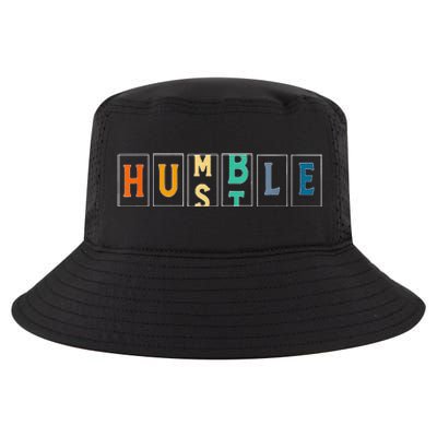 Hustle Cool Humble Odometer Motivational Cool Comfort Performance Bucket Hat