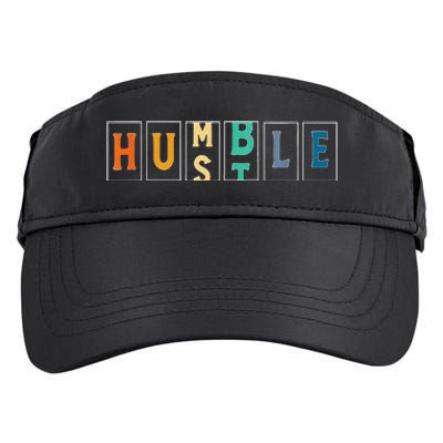 Hustle Cool Humble Odometer Motivational Adult Drive Performance Visor