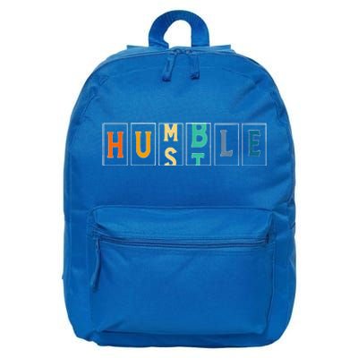 Hustle Cool Humble Odometer Motivational 16 in Basic Backpack