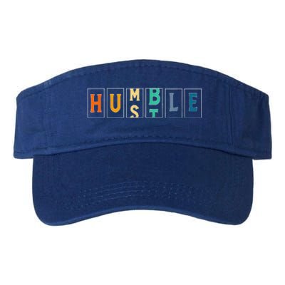 Hustle Cool Humble Odometer Motivational Valucap Bio-Washed Visor