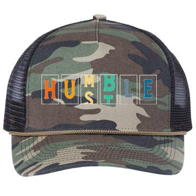 Hustle Cool Humble Odometer Motivational Retro Rope Trucker Hat Cap