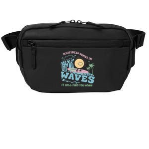 Happiness Comes In Funny Waves It Will Find You Again Crossbody Pack