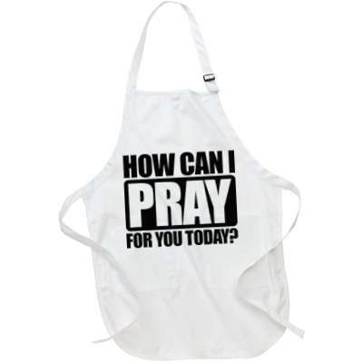 How Can I Pray For You Christian Faith Jesus Apron