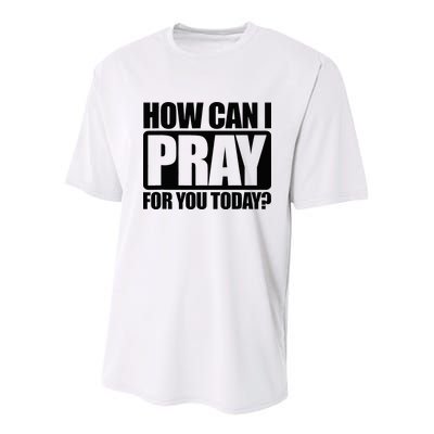 How Can I Pray For You Christian Faith Jesus Youth Performance Sprint T-Shirt