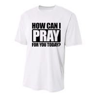 How Can I Pray For You Christian Faith Jesus Youth Performance Sprint T-Shirt
