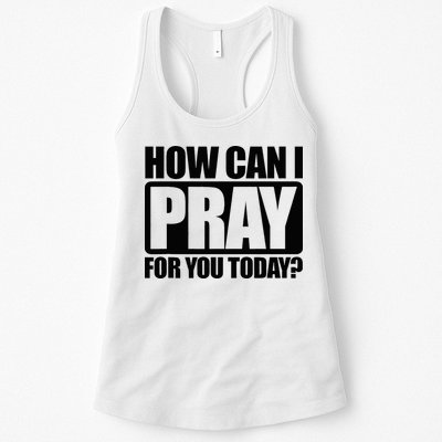 How Can I Pray For You Christian Faith Jesus Womens Tank Top