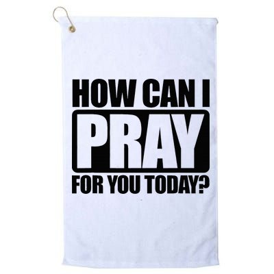 How Can I Pray For You Christian Faith Jesus Golf Towel