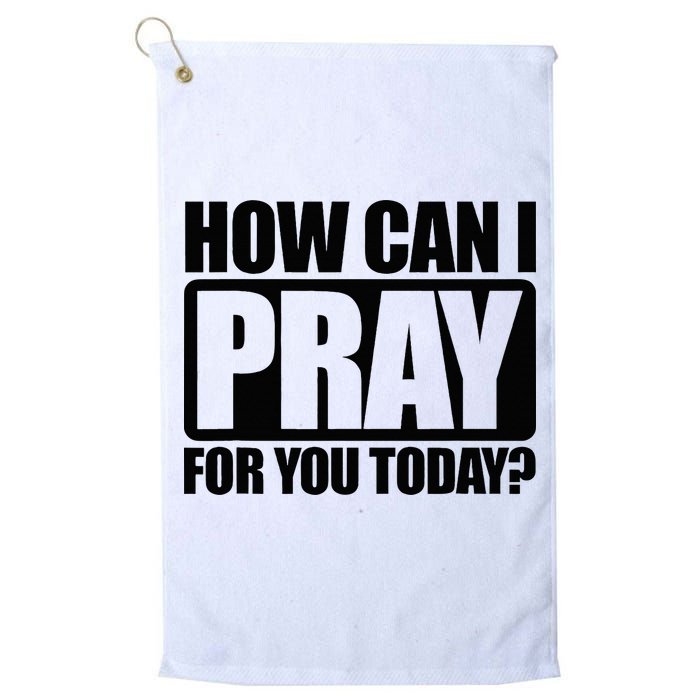 How Can I Pray For You Christian Faith Jesus Golf Towel