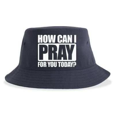 How Can I Pray For You Christian Faith Jesus I Pray For You Sustainable Bucket Hat