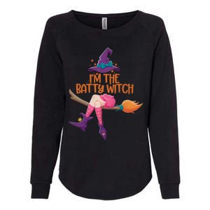 Halloween Costume IM The Batty Witch Family Matching Womens California Wash Sweatshirt