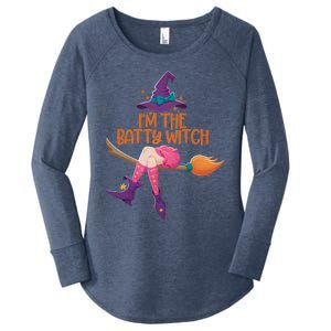 Halloween Costume IM The Batty Witch Family Matching Women's Perfect Tri Tunic Long Sleeve Shirt