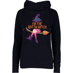 Halloween Costume IM The Batty Witch Family Matching Womens Funnel Neck Pullover Hood