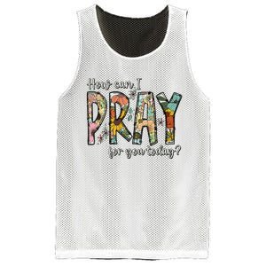 How Can I Pray For You Today Design Christian Mesh Reversible Basketball Jersey Tank