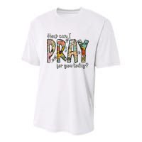 How Can I Pray For You Today Design Christian Youth Performance Sprint T-Shirt