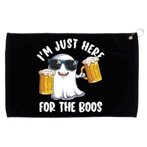 Halloween Costumes Im Just Here For The Boos Beer Gift Grommeted Golf Towel