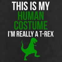 Human Costume I'm Really A TRex Funny Halloween Adult Drive Performance Visor