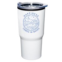 Happiness Comes In Waves Wave Surfer Surf Ocean Beach Lover Tumbler