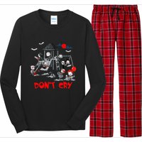 Horror Clubhouse In Park Halloween Costume Gift Long Sleeve Pajama Set