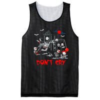 Horror Clubhouse In Park Halloween Costume Gift Mesh Reversible Basketball Jersey Tank