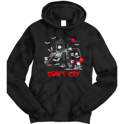 Horror Clubhouse In Park Halloween Costume Gift Tie Dye Hoodie