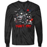 Horror Clubhouse In Park Halloween Costume Gift Tie-Dye Long Sleeve Shirt