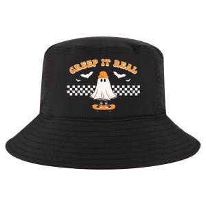 Halloween Creep it Real Ghost Skater Cool Comfort Performance Bucket Hat