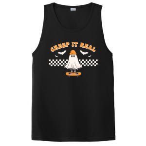 Halloween Creep it Real Ghost Skater PosiCharge Competitor Tank