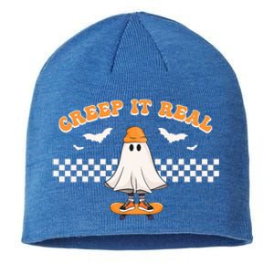 Halloween Creep it Real Ghost Skater Sustainable Beanie