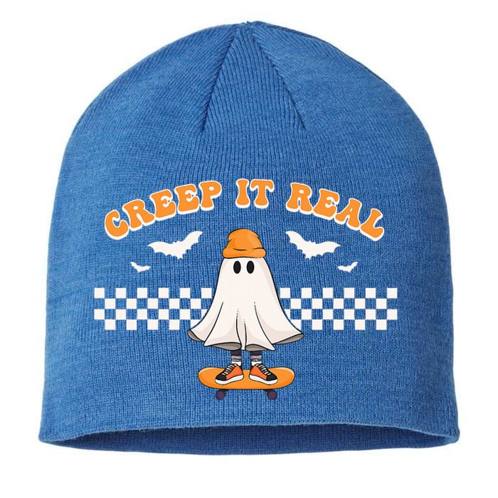 Halloween Creep it Real Ghost Skater Sustainable Beanie