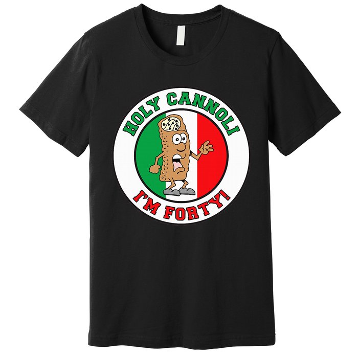 Holy Cannoli IM Forty Italian Flag Colors Premium T-Shirt