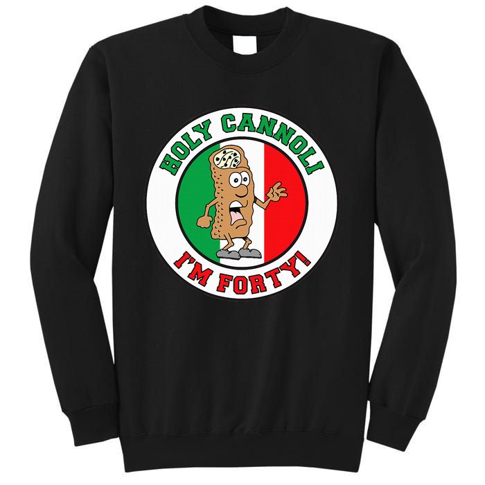 Holy Cannoli IM Forty Italian Flag Colors Tall Sweatshirt