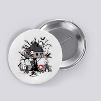 Horror Clubhouse In Park Halloween Costume Gift Button