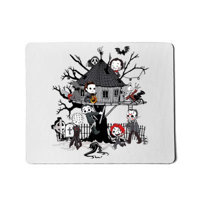 Horror Clubhouse In Park Halloween Costume Gift Mousepad