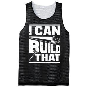 Hammer Carpenter I Can Build That Woodworking Mesh Reversible Basketball Jersey Tank