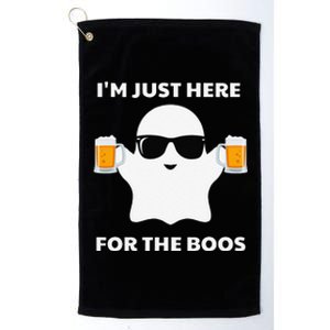 Halloween Costumes Im Just Here For The Boos Beer Platinum Collection Golf Towel