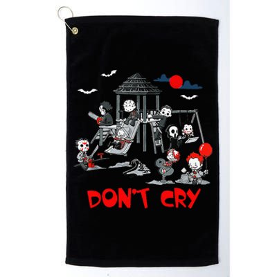 Horror Clubhouse In Park Halloween Costume Gift Platinum Collection Golf Towel