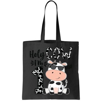 Holy Cow Im 1 Birthday 1st Cow Farm Animals Bday Bag