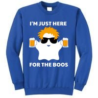 Halloween Costumes Im Just Here For The Boos Ghost Beer Gift Tall Sweatshirt