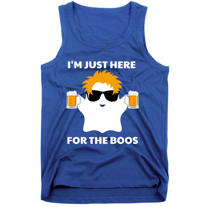 Halloween Costumes Im Just Here For The Boos Ghost Beer Gift Tank Top