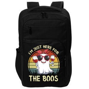 Halloween Costumes Im Just Here For The Boos Beer Cute Gift Impact Tech Backpack